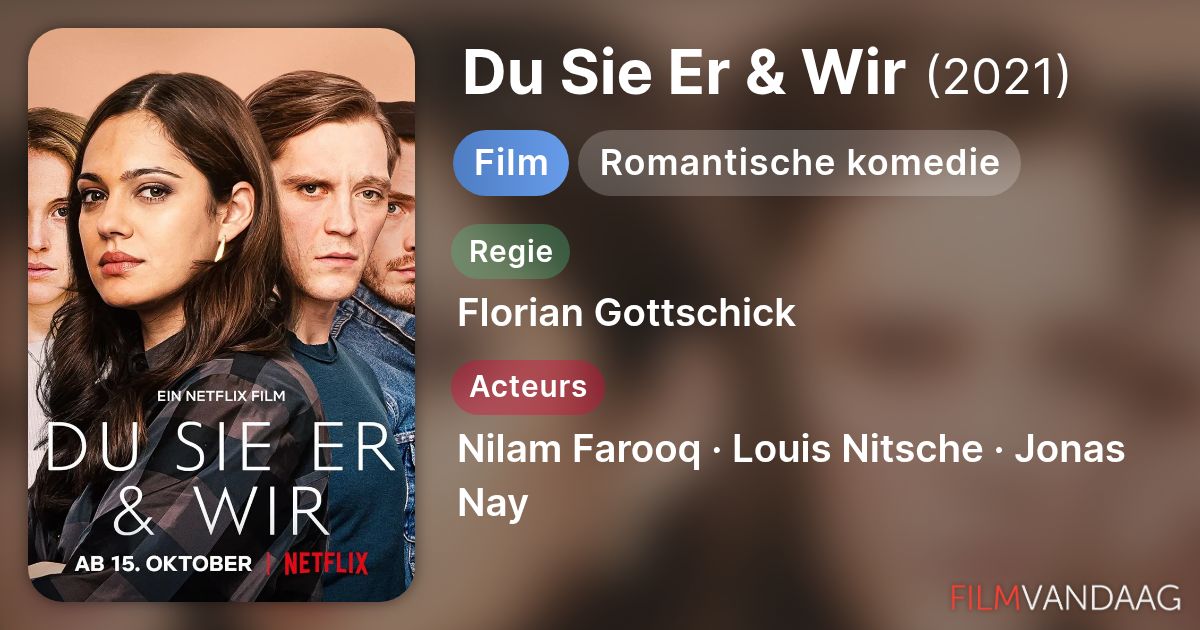 Besetzung Von Du Sie Er & Wir www.filmvandaag.nl