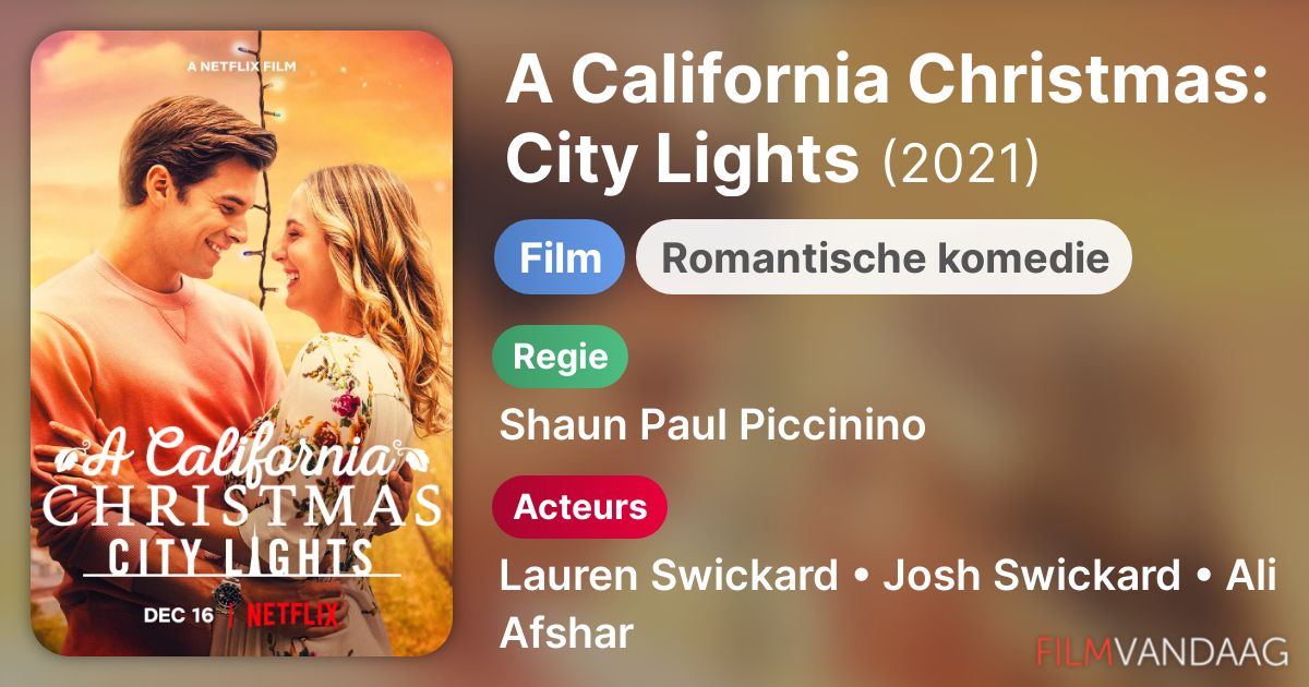 A California Christmas City Lights (film, 2021) FilmVandaag.nl