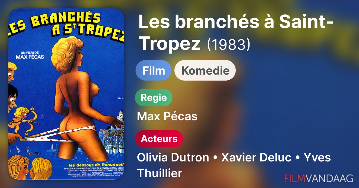 Les branchés à SaintTropez (film, 1983) FilmVandaag.nl