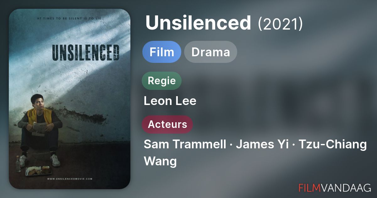 Unsilenced (film, 2021) - FilmVandaag.nl