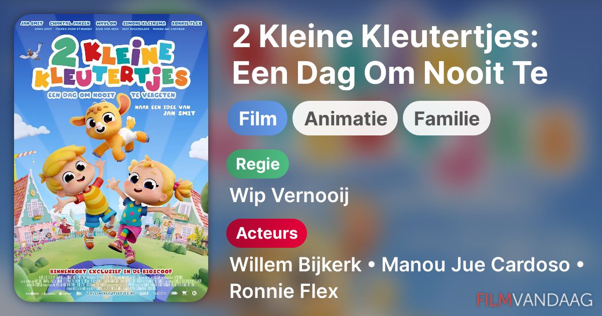 2 Kleine Kleutertjes Een Dag Om Nooit Te Vergeten (film, 2022) FilmVandaag.nl