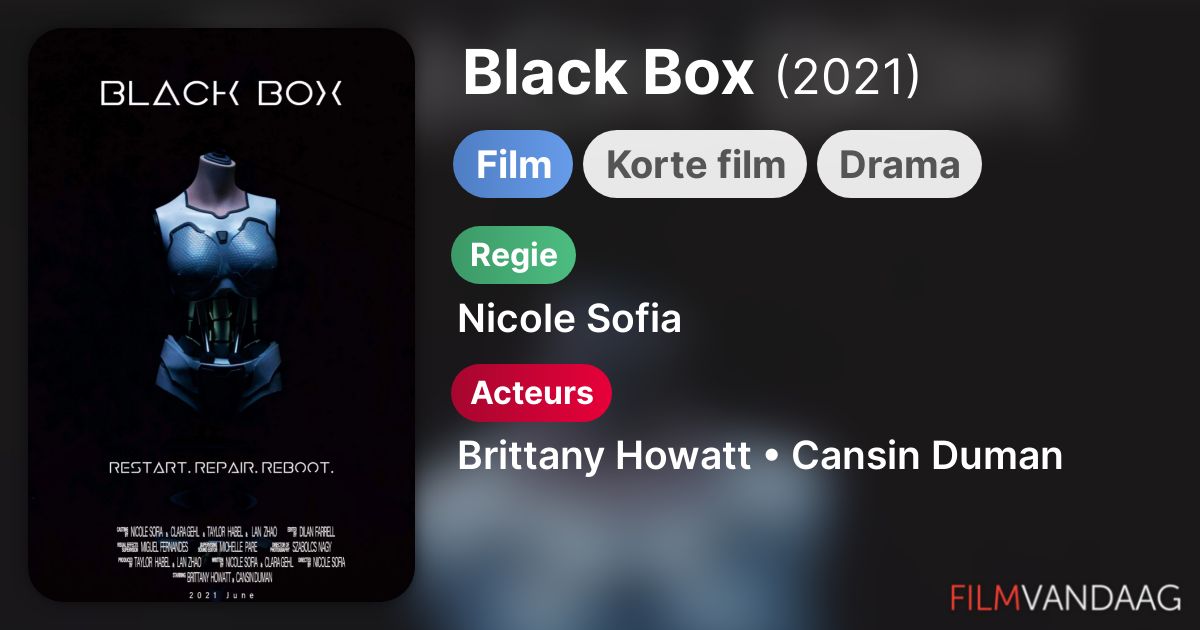Black Box (film, 2021) FilmVandaag.nl