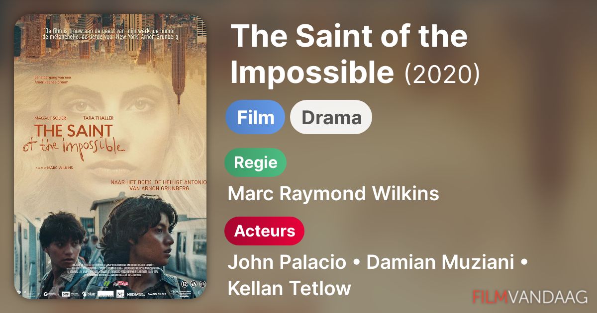 The Saint of the Impossible (film, 2020) FilmVandaag.nl