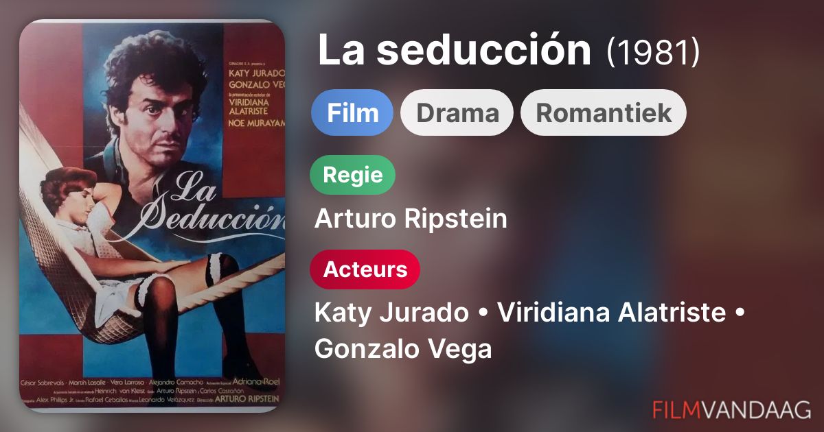 La seducción (film, 1981) FilmVandaag.nl