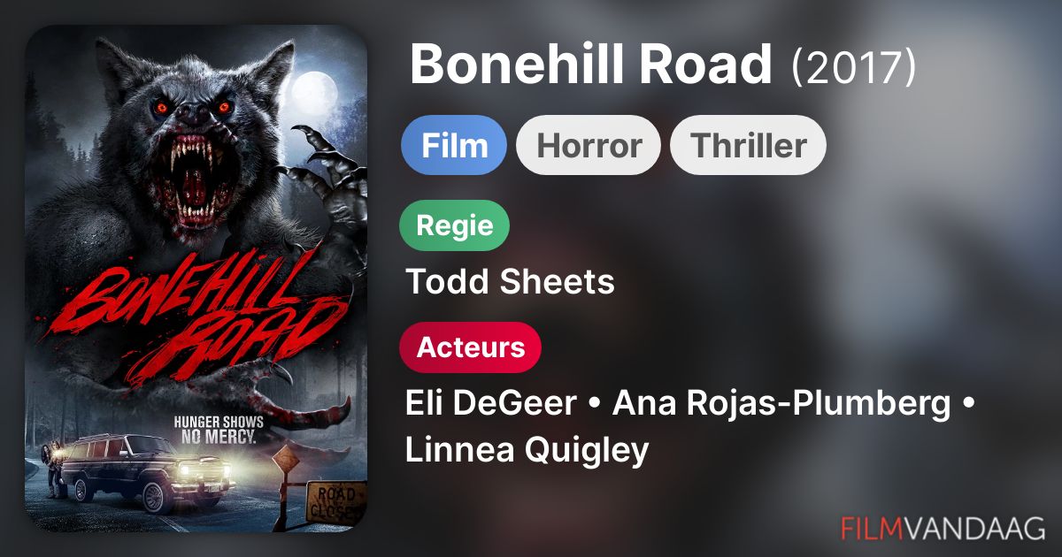 Bonehill Road (film, 2017) FilmVandaag.nl