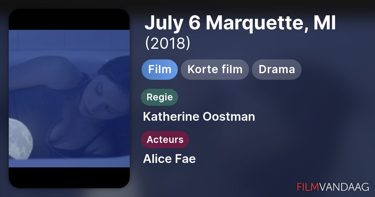July 6 Marquette, MI (film, 2018) - FilmVandaag.nl