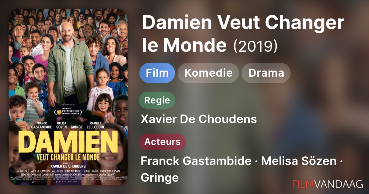 Damien Veut Changer le Monde (film, 2019) - FilmVandaag.nl