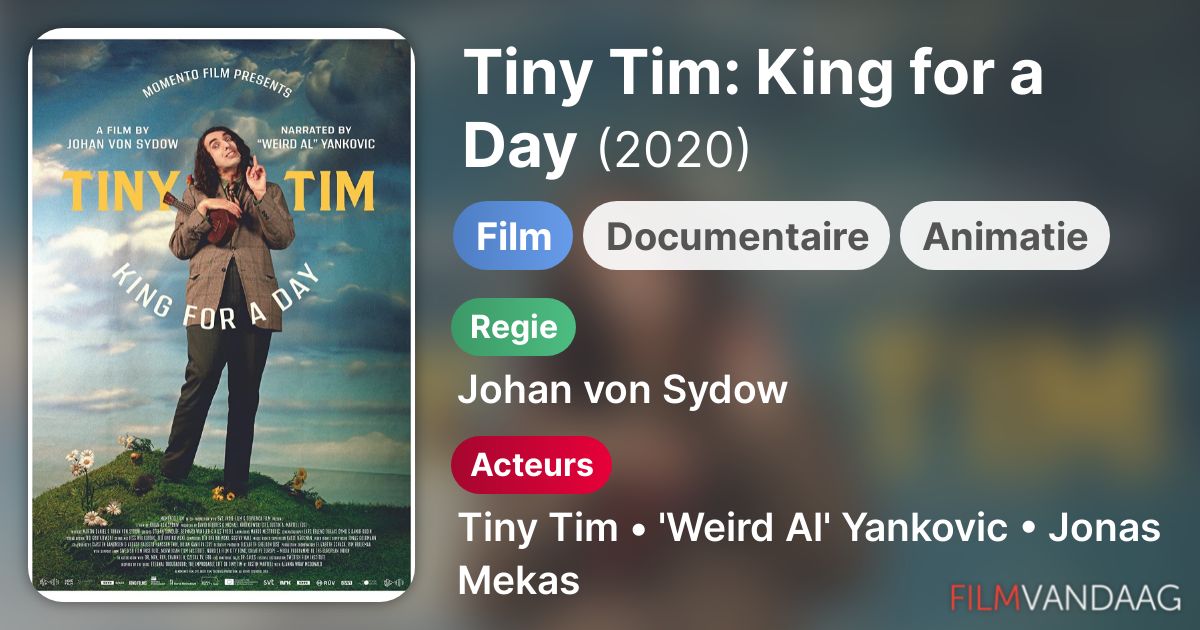 Tiny Tim King for a Day (film, 2020) FilmVandaag.nl