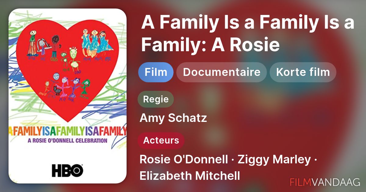 A Family Is a Family Is a Family: A Rosie O'Donnell Celebration (film