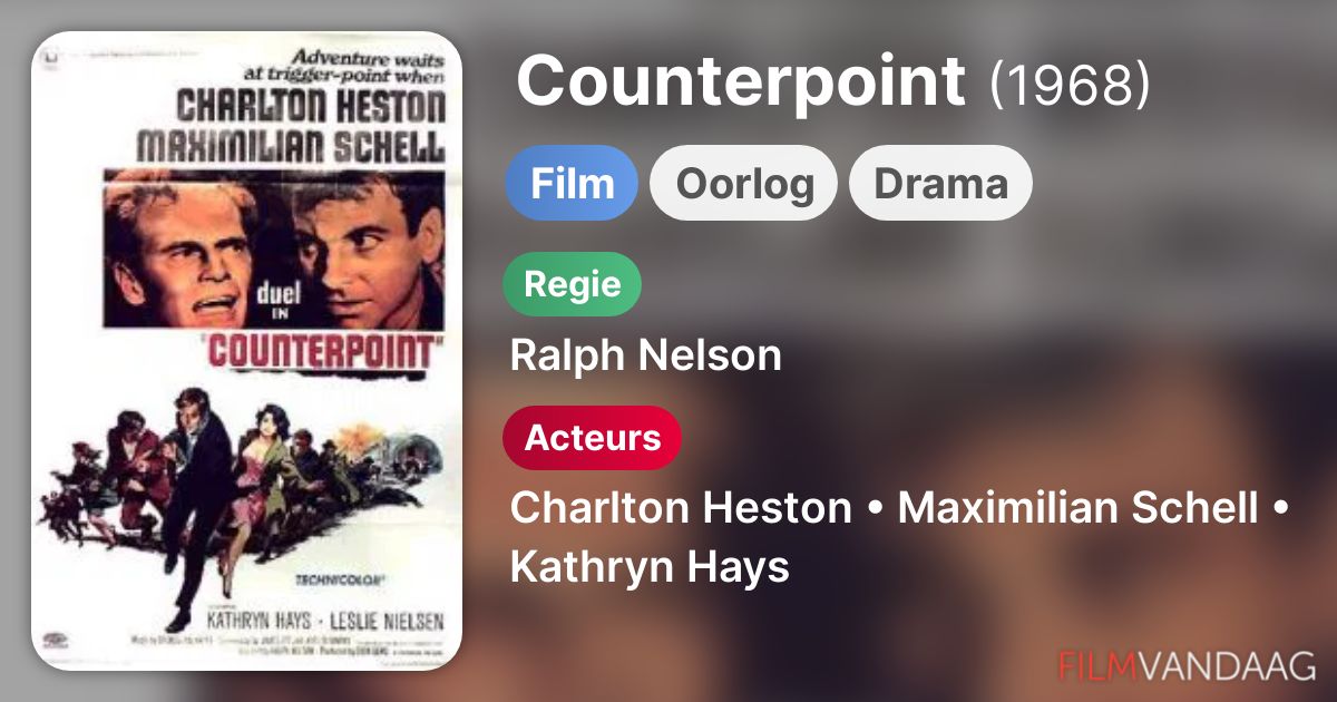 Counterpoint (film, 1968) FilmVandaag.nl