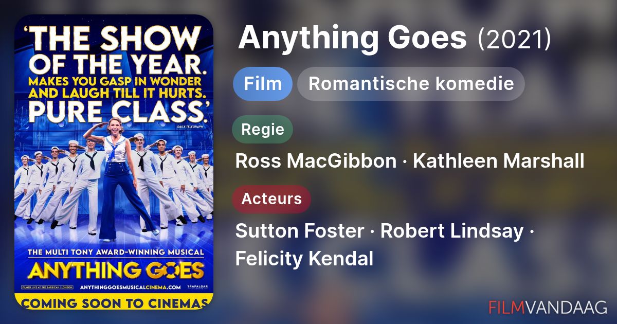 Anything Goes (film, 2021) - FilmVandaag.nl