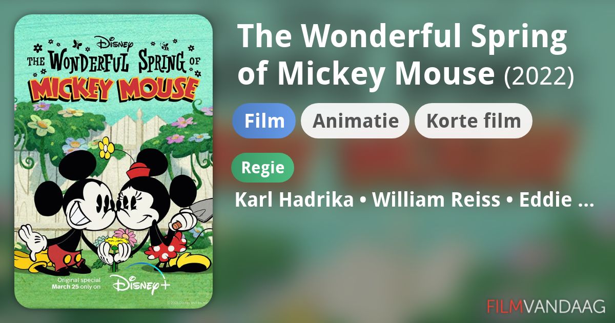 The Wonderful Spring of Mickey Mouse (film, 2022) - FilmVandaag.nl