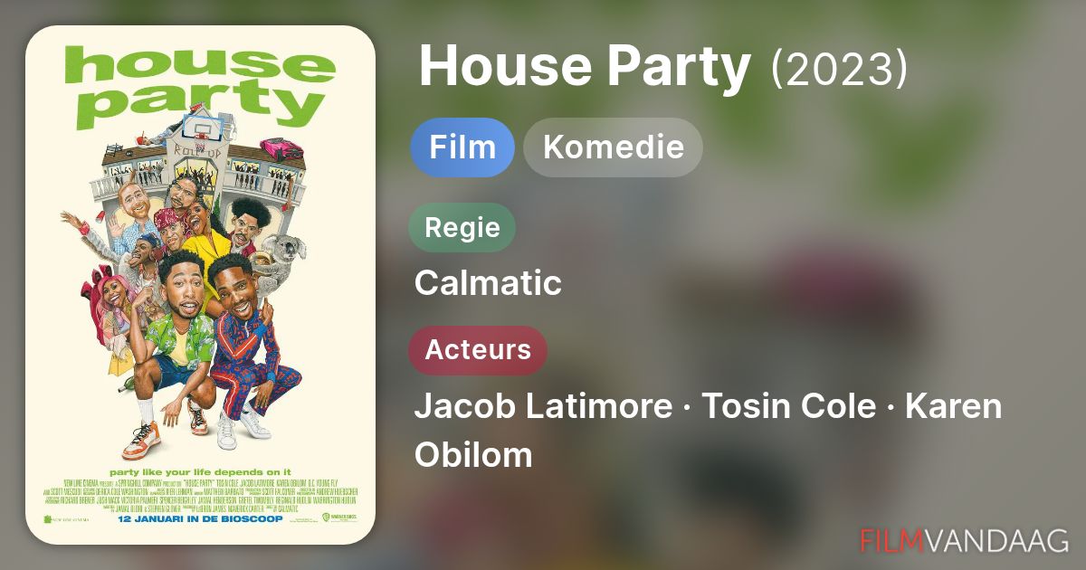House Party (film, 2023) kopen op dvd of bluray FilmVandaag.nl