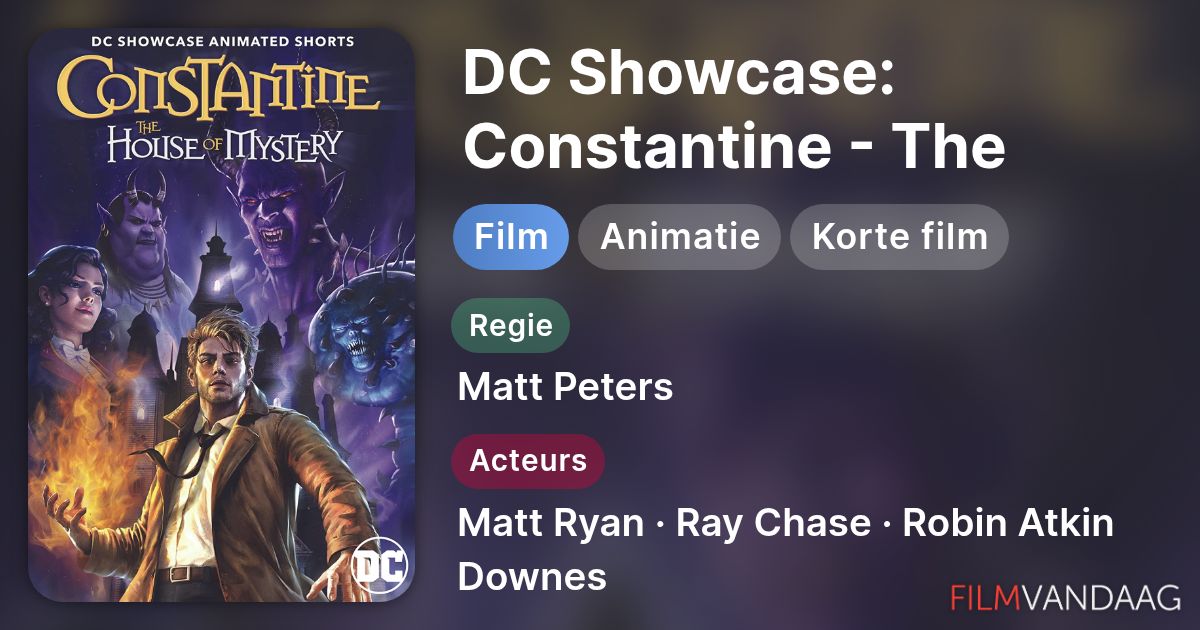 DC Showcase: Constantine - The House of Mystery (film, 2022