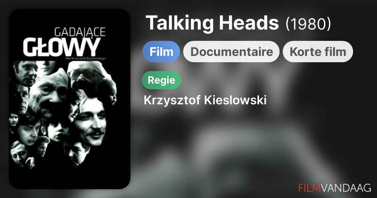 Talking Heads (film, 1980) FilmVandaag.nl