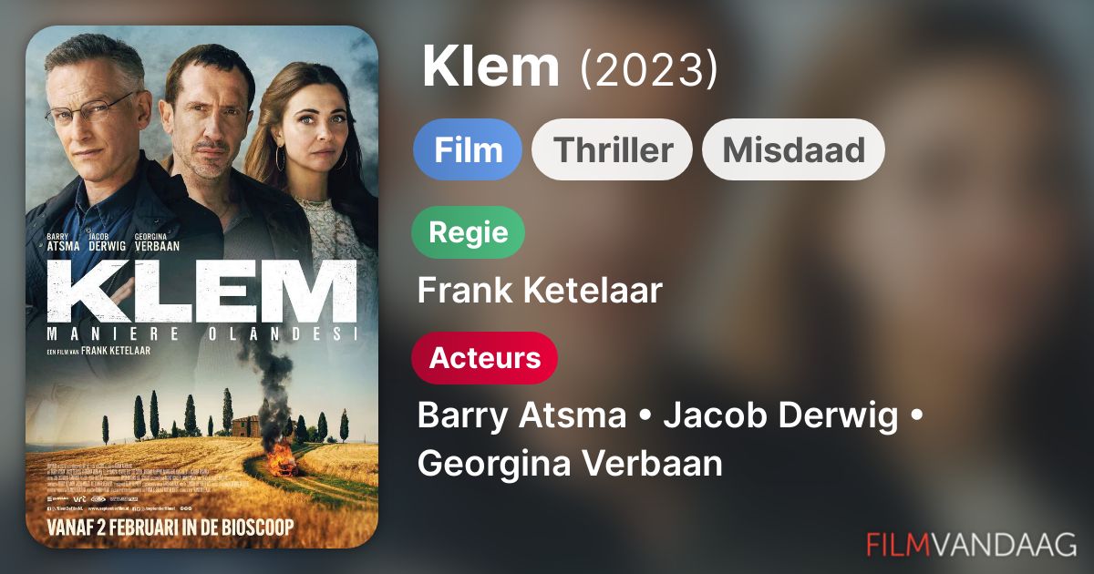 Klem (film, 2023) FilmVandaag.nl Klem (film, 2023) FilmVandaag.nl