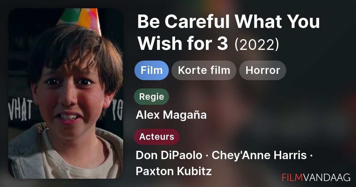 movie careful what you wish for