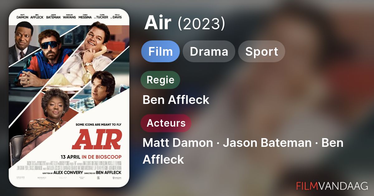 Air (film, 2023) - FilmVandaag.nl