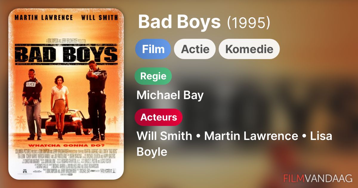 alle acteurs in bad boys film 1995 filmvandaag nl