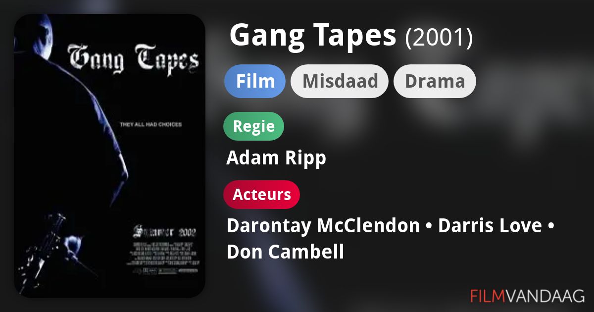 Gang Tapes (film, 2001) FilmVandaag.nl