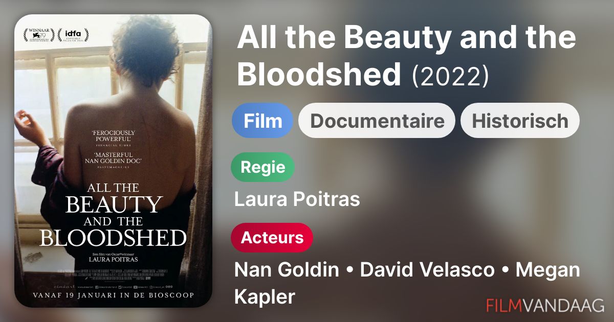 All the Beauty and the Bloodshed (film, 2022) FilmVandaag.nl All the Beauty and the Bloodshed (film, 2022) FilmVandaag.nl