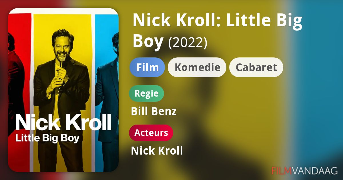 Nick Kroll Little Big Boy (film, 2022) FilmVandaag.nl