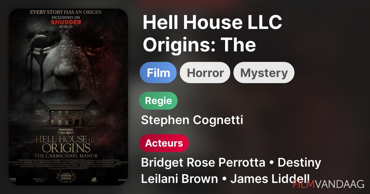 hell house llc origins: the carmichael manor