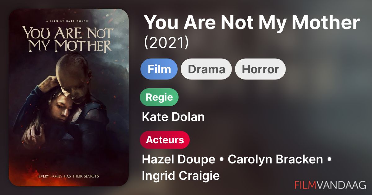 You Are Not My Mother (film, 2021) FilmVandaag.nl