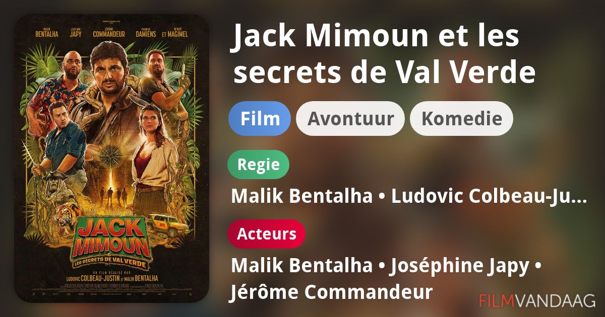 Jack Mimoun et les secrets de Val Verde (film, 2022) FilmVandaag.nl