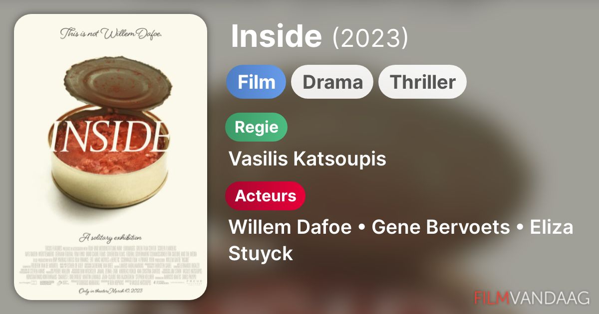 Inside (film, 2023) FilmVandaag.nl