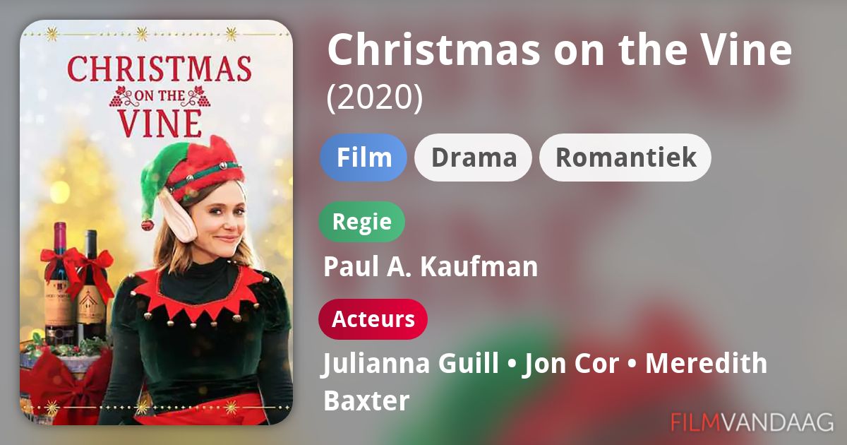 Christmas on the Vine (film, 2020) FilmVandaag.nl