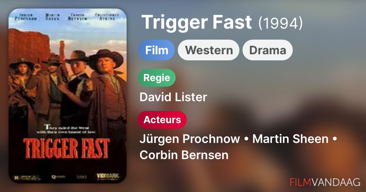 Trigger Fast (film, 1994) - FilmVandaag.nl