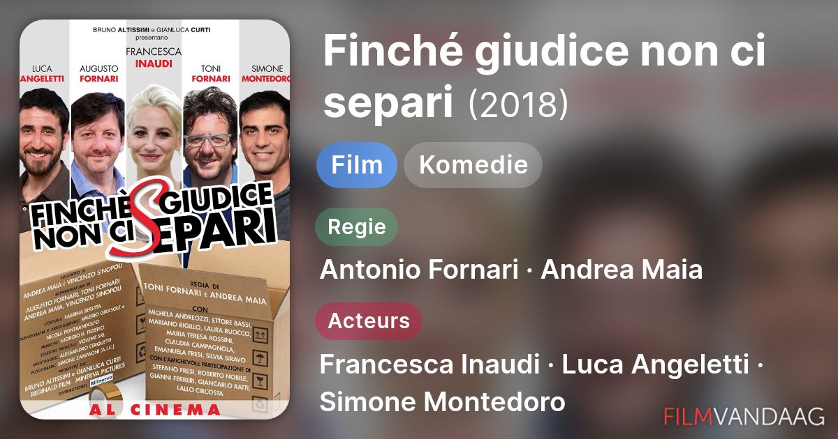 finchè notte non ci separi