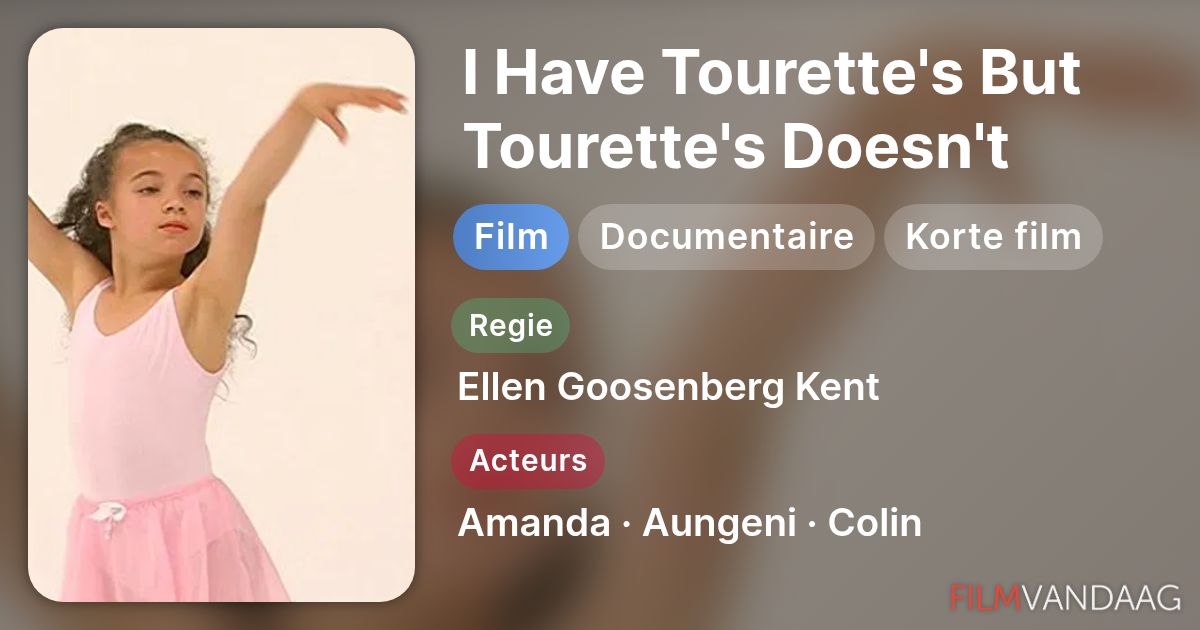 I Have Tourette's But Tourette's Doesn't Have Me (film, 2005) Nu Online