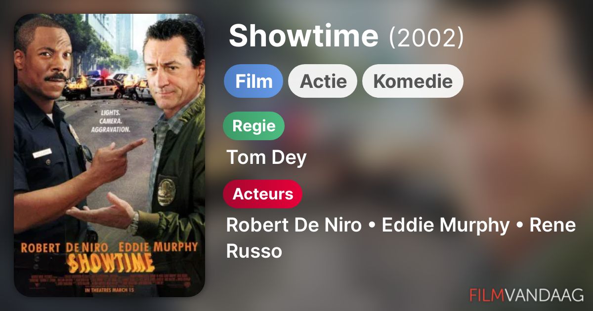 Showtime (film, 2002) FilmVandaag.nl