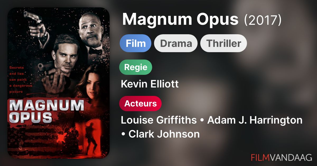 Magnum Opus (film, 2017) FilmVandaag.nl