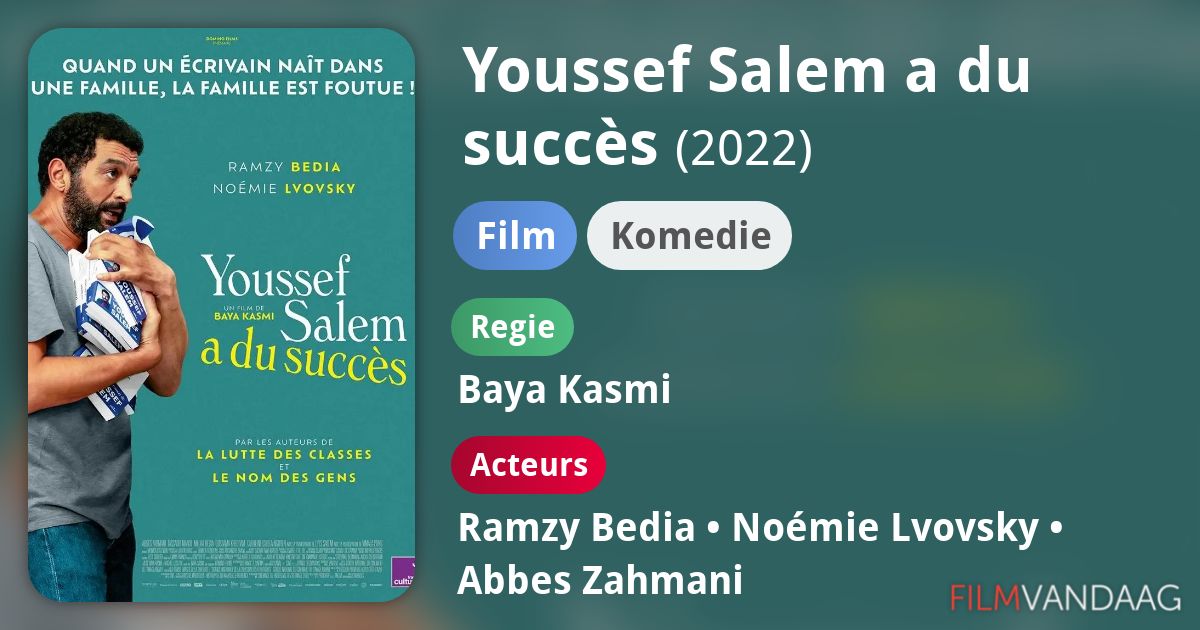 Youssef Salem a du succès (film, 2022) FilmVandaag.nl Youssef Salem a du succès (film, 2022) FilmVandaag.nl