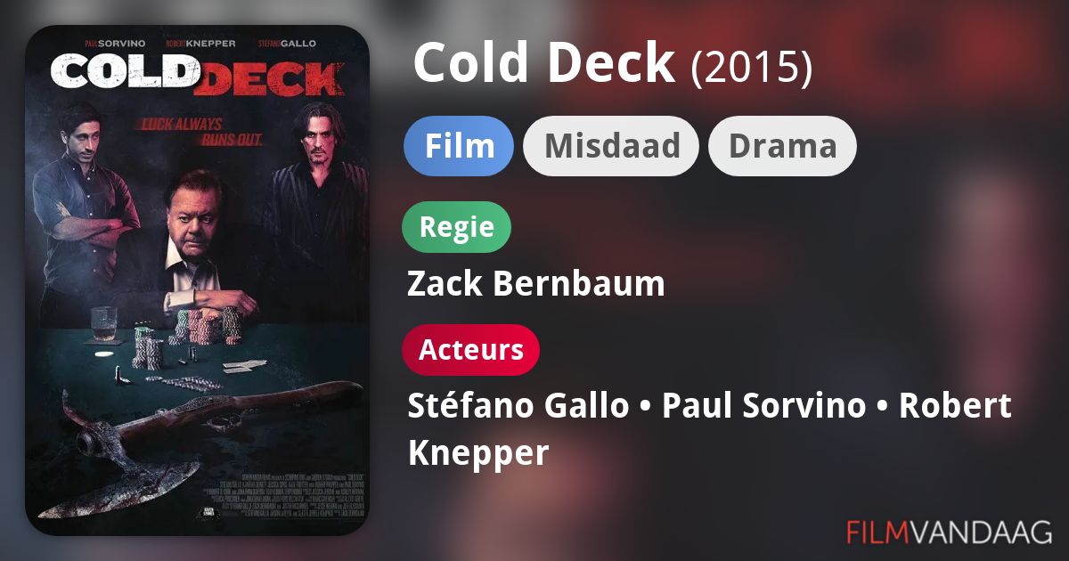 Cold Deck (film, 2015) FilmVandaag.nl