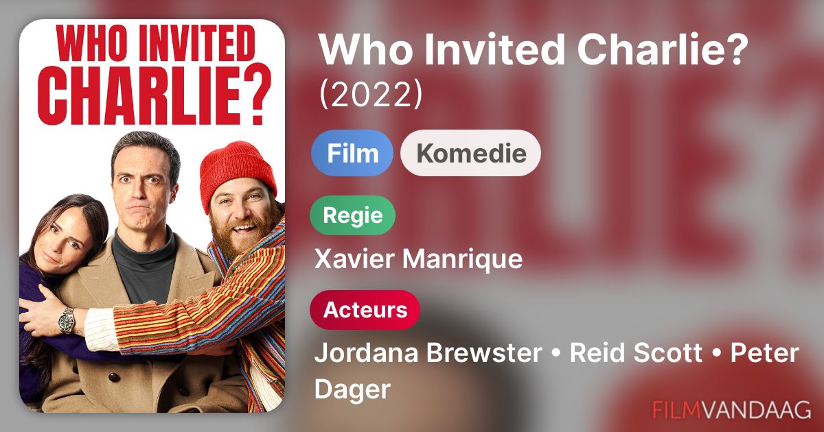Who Invited Charlie? (film, 2022) FilmVandaag.nl
