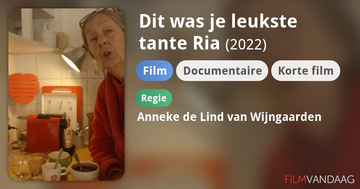 Dit Was Je Leukste Tante Ria