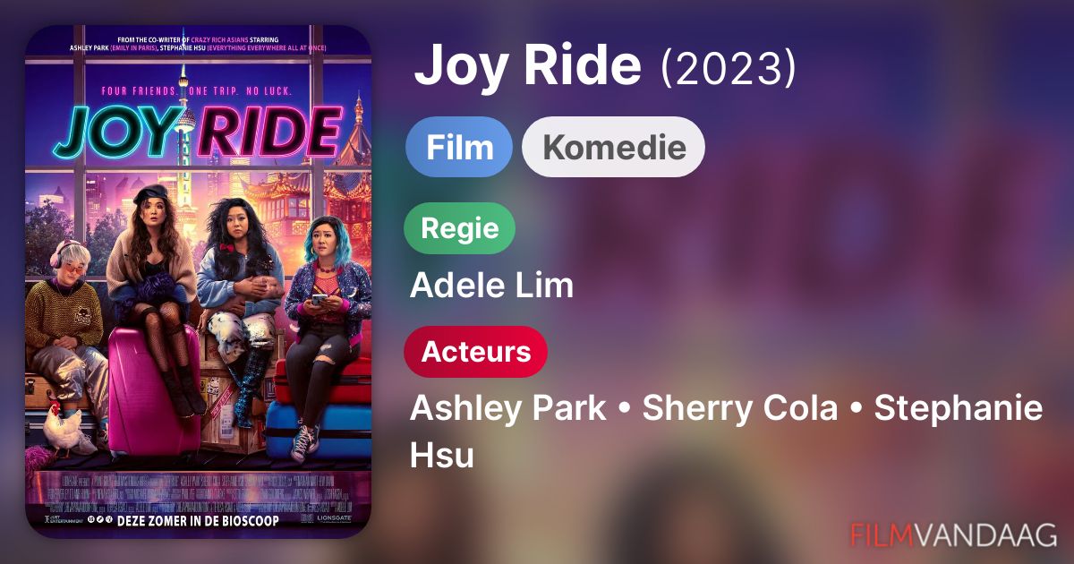 Joy Ride (film, 2023) FilmVandaag.nl