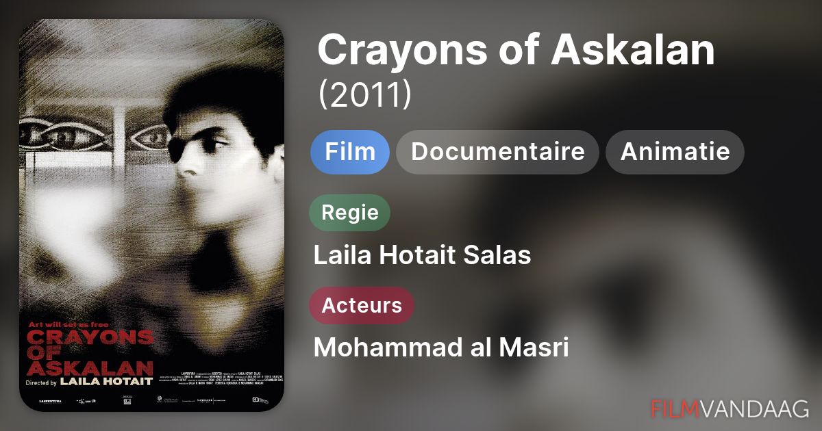 Crayons of Askalan (film, 2011) kopen op dvd of blu-ray - FilmVandaag.nl