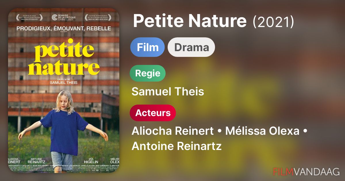 Petite Nature (film, 2021) FilmVandaag.nl
