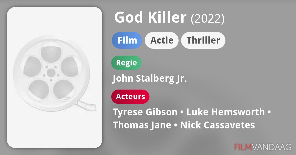 God Killer (film, 2022) - FilmVandaag.nl