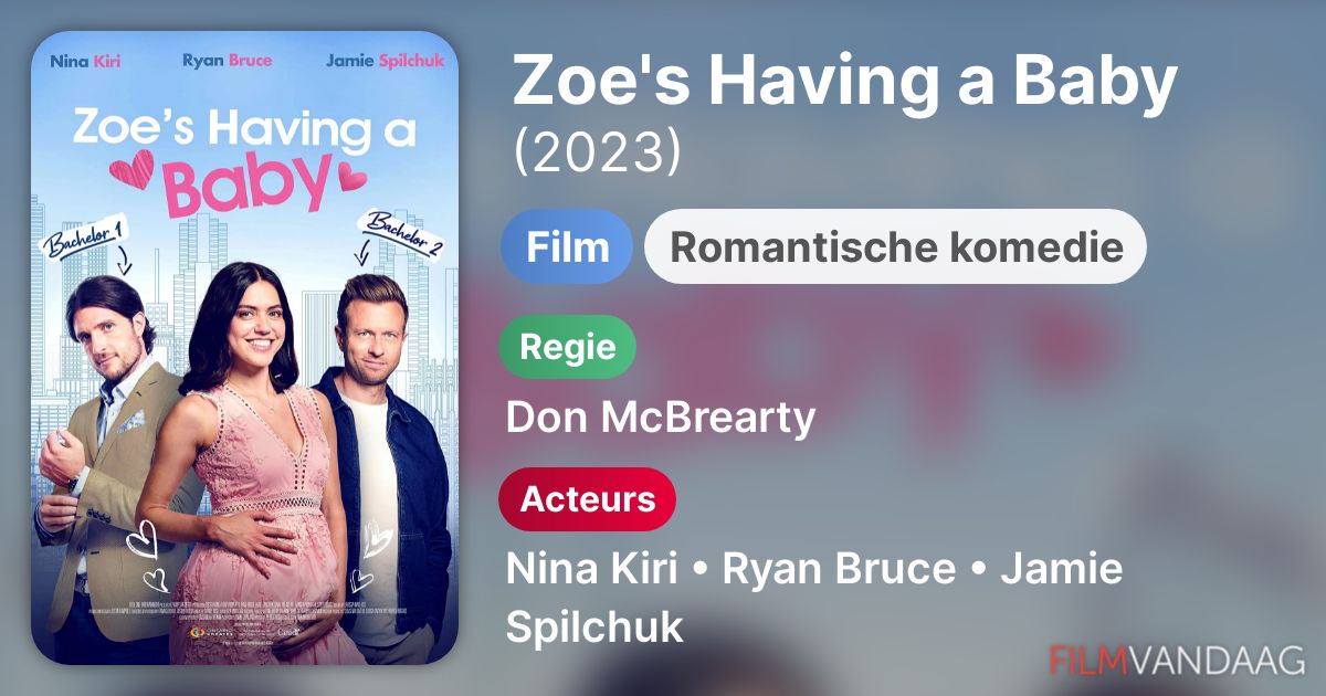 Zoe's Having a Baby (film, 2023) FilmVandaag.nl