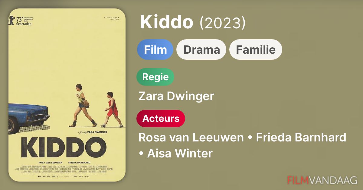 Kiddo (film, 2023) FilmVandaag.nl