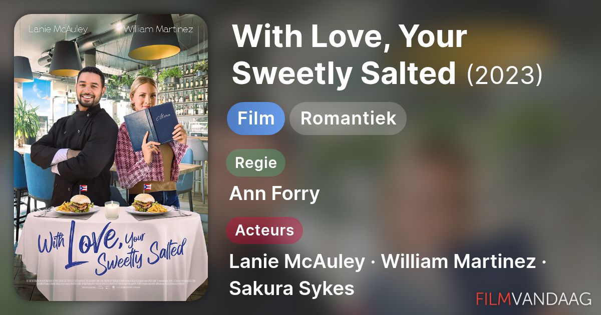 With Love, Your Sweetly Salted (film, 2023) - FilmVandaag.nl