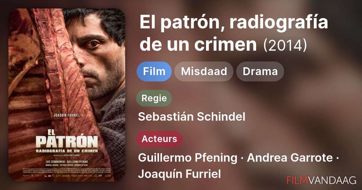 El patrón, radiografía de un crimen (film, 2014) - FilmVandaag.nl