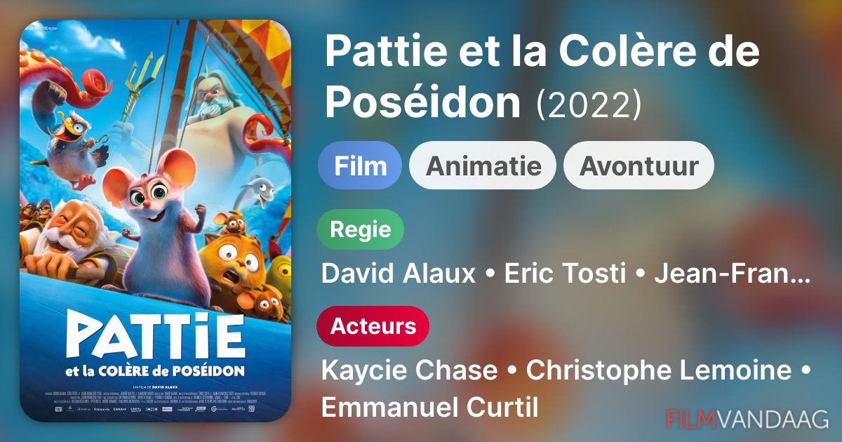 Pattie et la Colère de Poséidon (film, 2022) FilmVandaag.nl