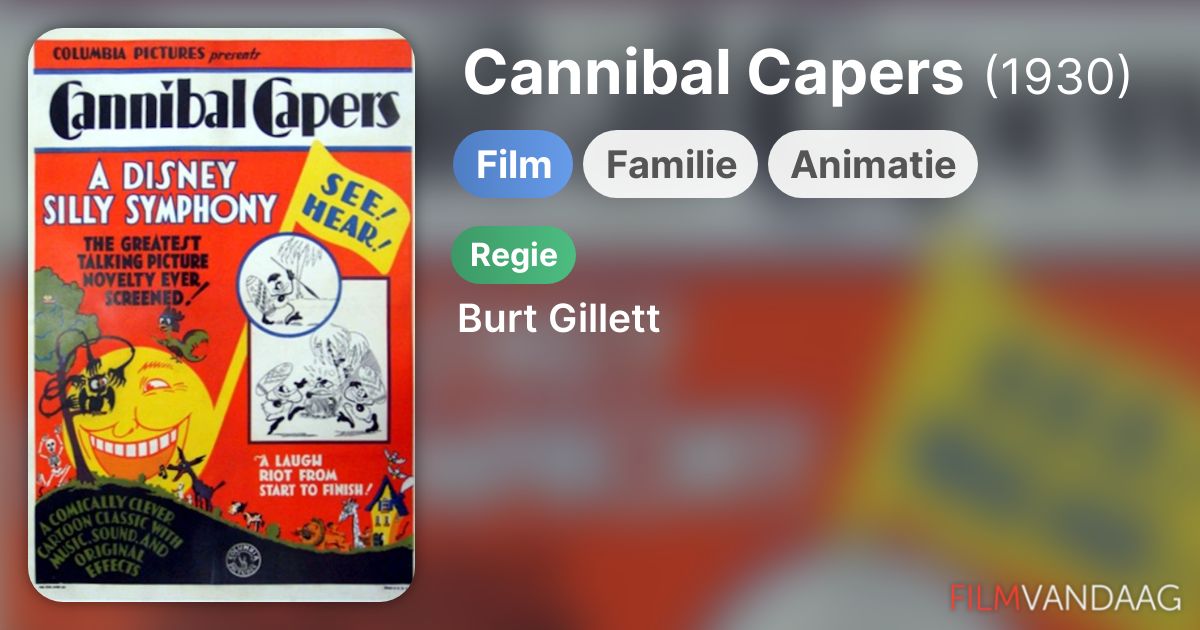 Cannibal Capers (film, 1930) kopen op dvd of bluray FilmVandaag.nl